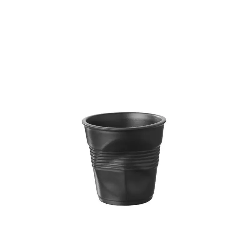 Revol Froisse Collection Espresso Tumbler 8 cl - Satin black - Set of 6 pcs Revol Froisse Collection Espresso Tumbler 8 cl - Satin black - Set of 6 pcs