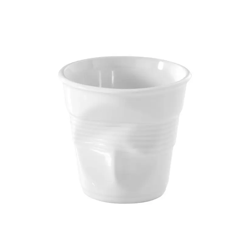 Revol Froisse Collection Espresso Tumbler 8 cl - White - Set of 6 pcs Revol Froisse Collection Espresso Tumbler 8 cl - White - Set of 6 pcs