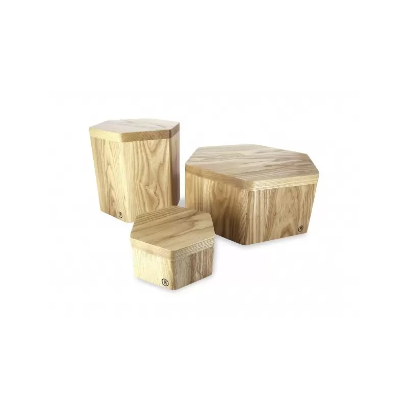 Revol Inspired. By Revol Collection Set Of 3 Display Risers - Ash wood - Revol Inspired. By Revol Collection Set Of 3 Display Risers - Ash wood -