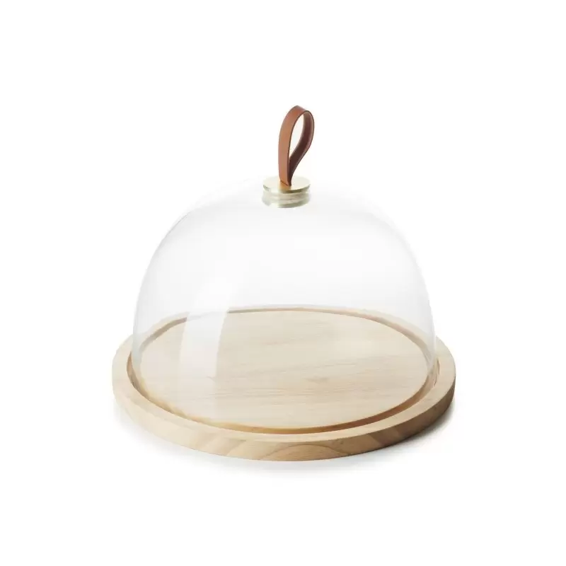 Revol Inspired. By Revol Collection Cloche.Large & Oak Base - Glass Revol Inspired. By Revol Collection Cloche.Large & Oak Base - Glass