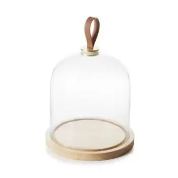 Revol Inspired. By Revol Collection Cloche & Oak Base 20 cm - Glass