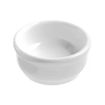Revol Les Essentiels Collection Round Butter Dish 3 cl - White - Set of 6 pcs