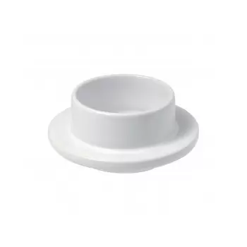 Revol Les Essentiels Collection Butter Dish Without Lid - White - Set of 6 pcs