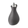 Revol Likid Collection Oil Cruet With Pourer 25 cl - Slate Huile/Oil ceramet Argent - Set of 2 pcs