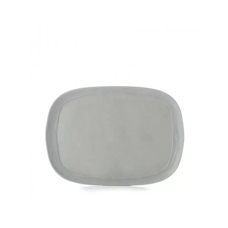 Revol No.W Collection Rectangular Plate 33 cm - Matt grey Recy clay - Set of 3 pcs