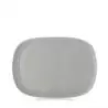 Revol No.W Collection Rectangular Plate 33 cm - Matt grey Recy clay - Set of 3 pcs