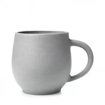 Revol No.W Collection Mug With Handle 33 cl - Matt grey Recy clay - Set of 6 pcs