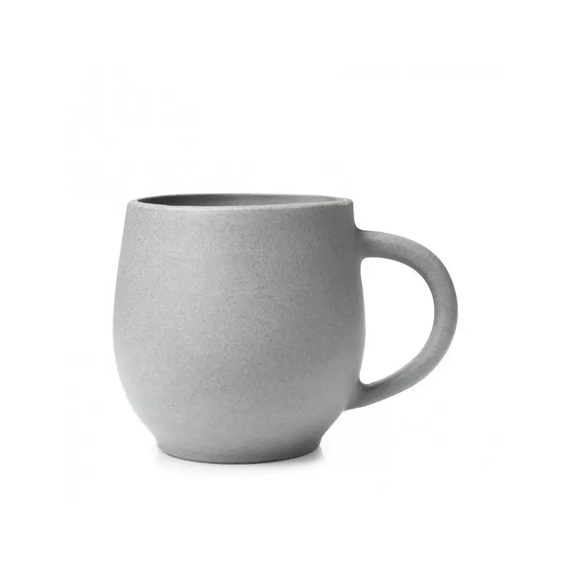 Revol No.W Collection Mug With Handle 33 cl - Matt grey Recy clay - Set of 6 pcs Revol No.W Collection Mug With Handle 33 cl - Matt grey Recy clay - Set of 6 pcs