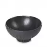 Revol Pekoe Collection Bowl 28 cl - Black Smooth Dark Metal - Set of 4 pcs