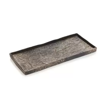 Revol Solstice Collection Rectangular Plate 30 cm - Slate Cosmos Gold - Set of 4 pcs