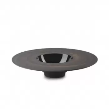 Revol Sphere Collection Plate 30.3 cm - Glossy Black Copper Crescendo - Set of 4 pcs