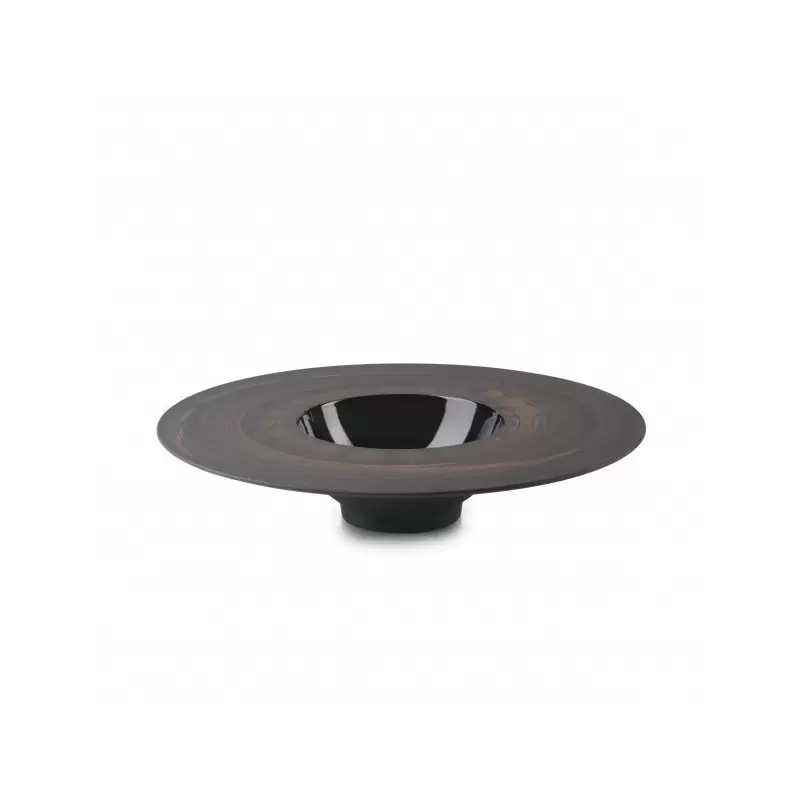 Revol Sphere Collection Plate 30.3 cm - Glossy Black Copper Crescendo - Set of 4 pcs Revol Sphere Collection Plate 30.3 cm - Glossy Black Copper Crescendo - Set of 4 pcs