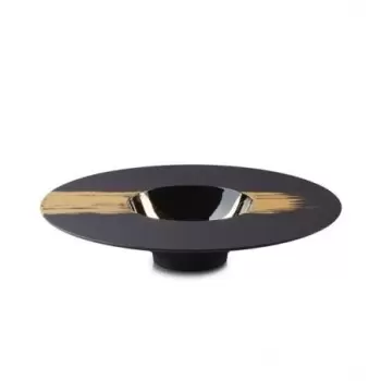 Revol Sphere Collection Plate 30.3 cm - Glossy Black gold Tempo 2 - Set of 4 pcs