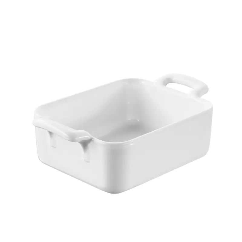 Revol Belle Cuisine Collection Individual Rect. Dish 16x11 cm - White - Set of 4 pcs Revol Belle Cuisine Collection Individual Rect. Dish 16x11 cm - White - Set of 4 pcs