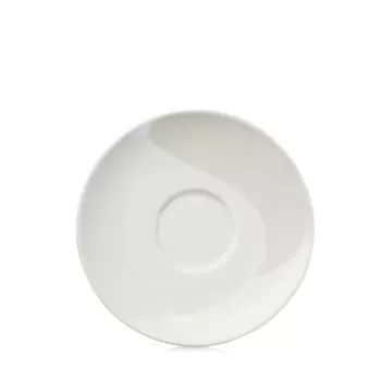 Revol Confluence Collection Tea Saucer 20 cl - Linen Alabaster white - Set of 6 pcs