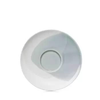 Revol Confluence Collection Espresso Saucer 8 cl - Fjord Alabaster white - Set of 6 pcs