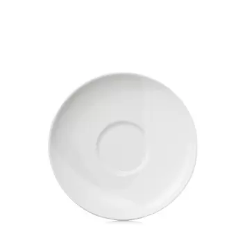 Revol Confluence Collection Espresso Saucer 8 cl - Coconut milk Alabaster white - Set of 6 pcs