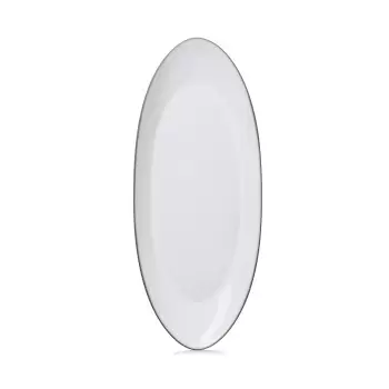 Revol Equinoxe Collection Oblong Plate 36 cm - White Cumulus - Set of 4 pcs