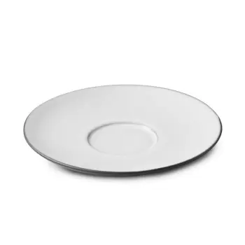Revol Equinoxe Collection Tea Saucer 20 cl - White Cumulus - Set of 6 pcs