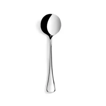Revol Arles Collection Bouillon Spoon - Mirrored 18/10 stainless steel - Set of 12 pcs