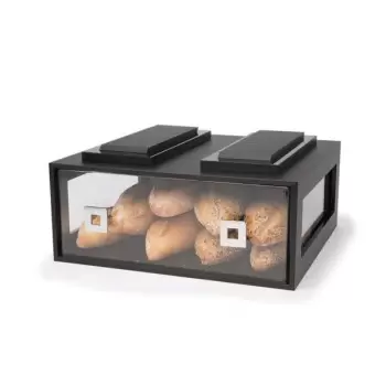 Rosseto BD110 Rosseto Double-Wide Black Acrylic Drawer - 1 Piece - ...
