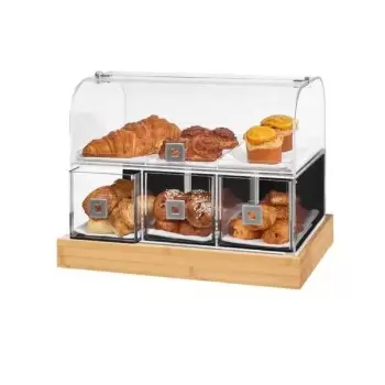 Rosseto BD141 Rosseto Dome Bakery Case with Three Drawers - Three R...