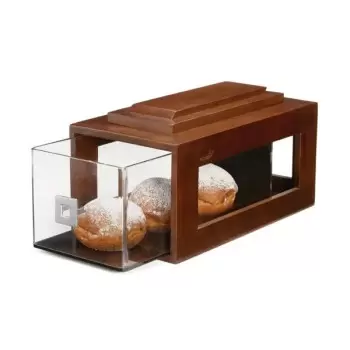 Rosseto BD149 Rosseto NaturaNite Single Dark Bamboo Drawer - 1 Piec...