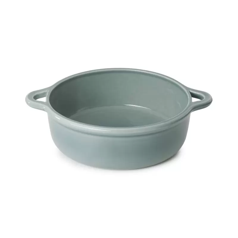Revol Bombance Collection Round Cocotte 29 cm Induction Without Lid - Cloud Grey Induction Revol Bombance Collection Round Cocotte 29 cm Induction Without Lid - Cloud Grey Induction