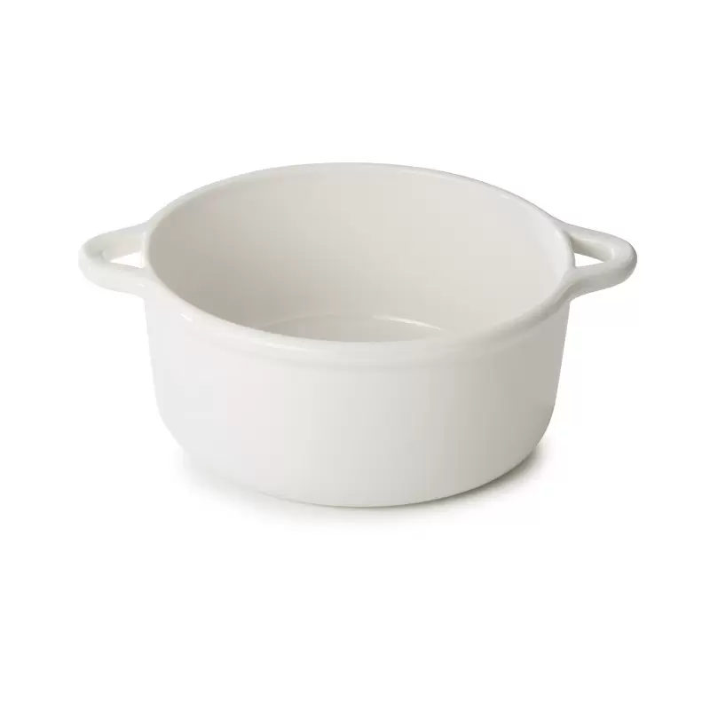Revol Bombance Collection Round Cocotte 22 cm Induction Without Lid - Alabaster white Induction Revol Bombance Collection Round Cocotte 22 cm Induction Without Lid - Alabaster white Induction