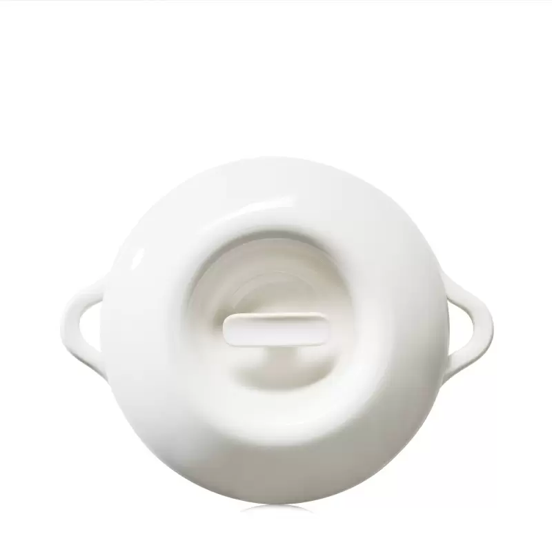 Revol Bombance Collection Porcelain Lid For Cocotte 19 cm Induction Oven - Alabaster white Revol Bombance Collection Porcelain Lid For Cocotte 19 cm Induction Oven - Alabaster white