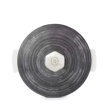Revol Revolution 2 Collection Ss-Handle Lid For Cocotte 26C - Matt slate style Crescendo argent