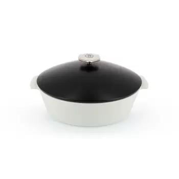 Revol Revolution 2 Collection Oval Cocotte 12.75''/32.5 cm - Satin black Induction