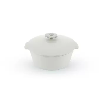 Revol Revolution 2 Collection Round Cocotte 10.25''/26 cm - Satin white Induction