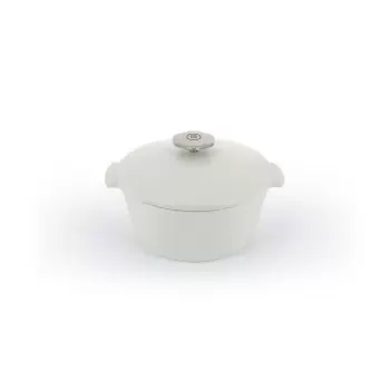 Revol Revolution 2 Collection Round Cocotte 9''/22 cm - Satin white Induction