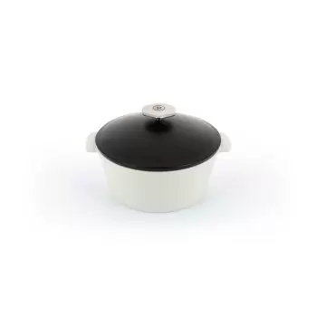 Revol Revolution 2 Collection Round Cocotte 9''/22 cm - Satin black Induction
