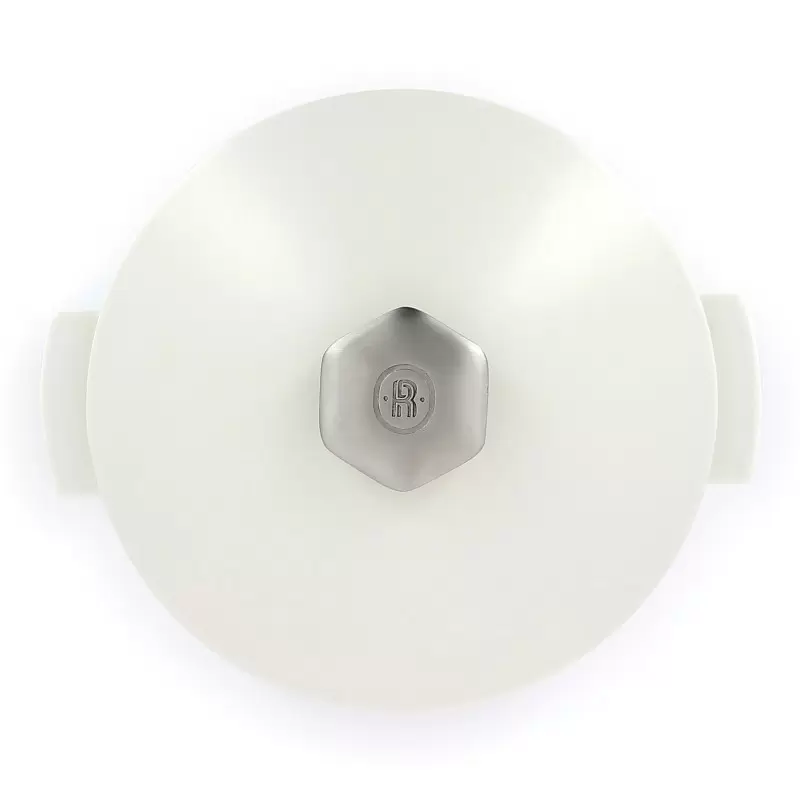 Revol Revolution 2 Collection Ss-Handle Lid For Cocotte 26C - Satin white Revol Revolution 2 Collection Ss-Handle Lid For Cocotte 26C - Satin white