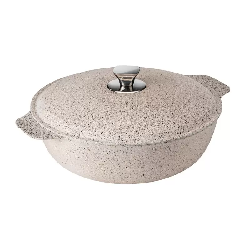 Rosseto CW007CM Rosseto Cooklite Cream - Cast Aluminum coated Casse...