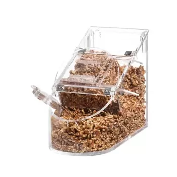 Rosseto GD126 Rosseto BULKshop 3.5 Gallon Acrylic Scoop Bin with Ac...