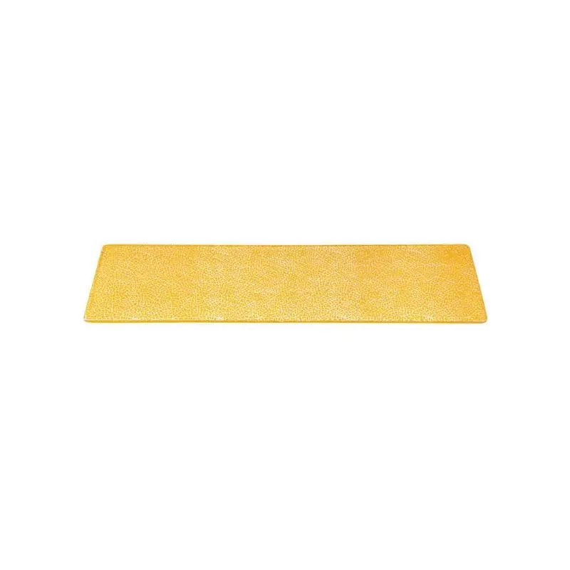 Rosseto GLS025M Rosseto Foglia Mustard Narrow Rectangle Handmade Gl...