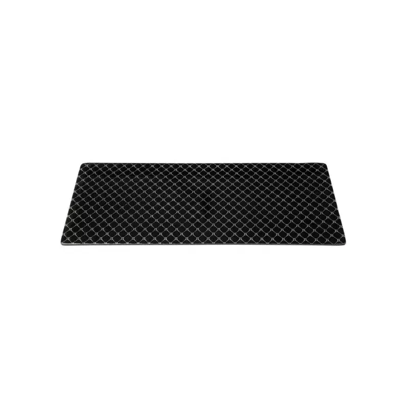 Rosseto GLS026B Rosseto Zenit Black Wide Rectangle Handmade Glass S...
