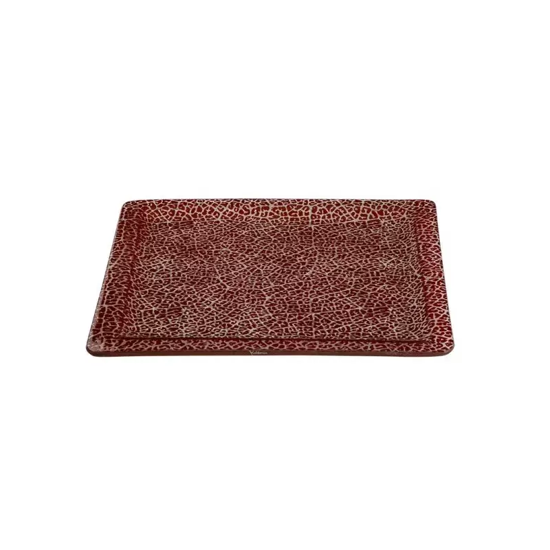 Rosseto GLS044C Rosseto Foglia Cognac 12" Square Handmade Glass Rim...