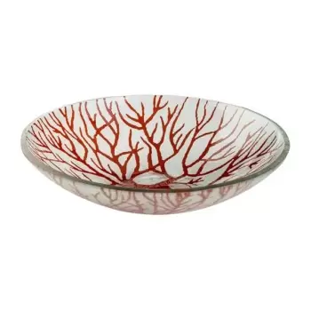 Rosseto GLS046C Rosseto Radici Cognac 14" Round Handmade Glass Bowl...