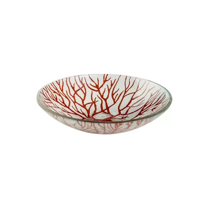 Rosseto GLS046C Rosseto Radici Cognac 14" Round Handmade Glass Bowl...