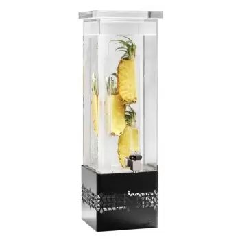 Rosseto LD169 Rosseto Mosaic 2 Gal. Beverage Dispenser with Black M...