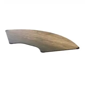 Rosseto MT-300W Rosseto Modulite Walnut HPL Quarter Round Table Top...