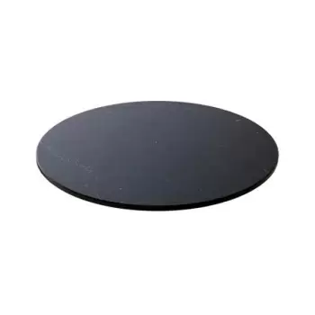 Rosseto MT-400BM Rosseto Modulite Black Marble 14 in. Round HPL Tab...