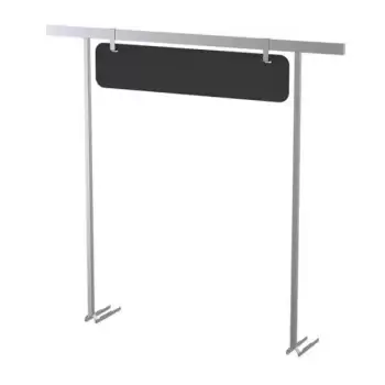 Rosseto MT-SSDFK Rosseto Modulite Chalkboard Sign w Stainless Steel...