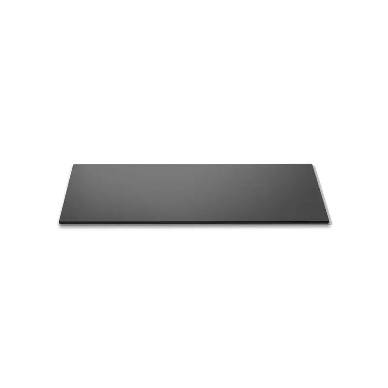 Rosseto SG003 Rosseto Wide Rectangle Black Tempered Glass Surface -...