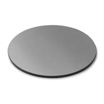 Rosseto SG005 Rosseto 20" Round Black Tempered Glass Surface - 1 Pi...