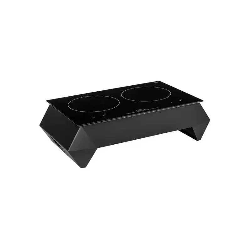 Rosseto SK067 Rosseto Diamond Multi-Chef 7" Black Double Induction ...